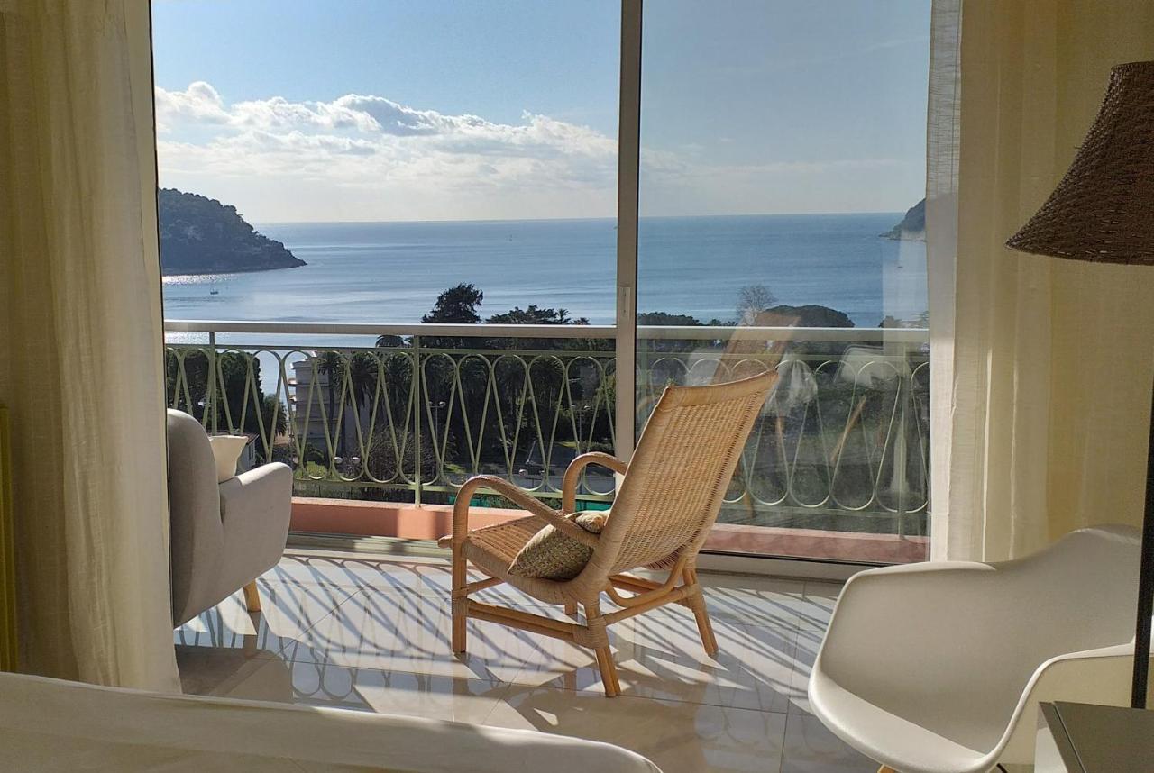 Vue Mer Exceptionnelle Entre Nice Et Monaco Villefranche-sur-Mer Bagian luar foto