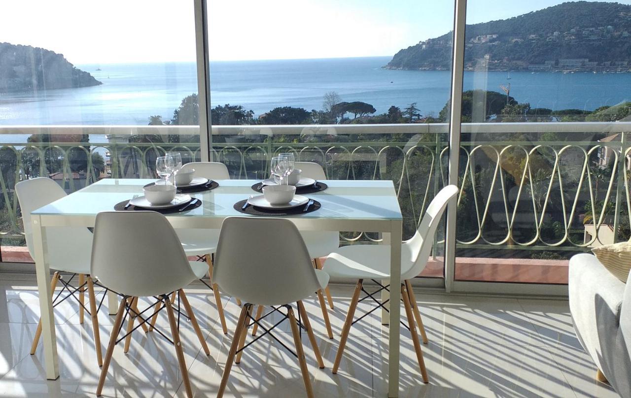 Vue Mer Exceptionnelle Entre Nice Et Monaco Villefranche-sur-Mer Bagian luar foto