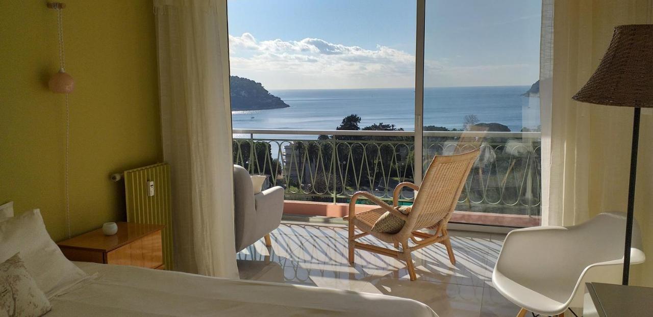 Vue Mer Exceptionnelle Entre Nice Et Monaco Villefranche-sur-Mer Bagian luar foto