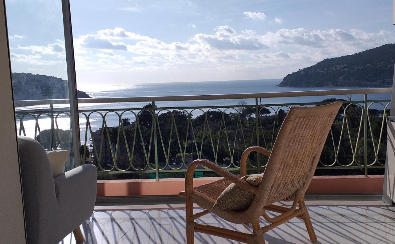 Vue Mer Exceptionnelle Entre Nice Et Monaco Villefranche-sur-Mer Bagian luar foto