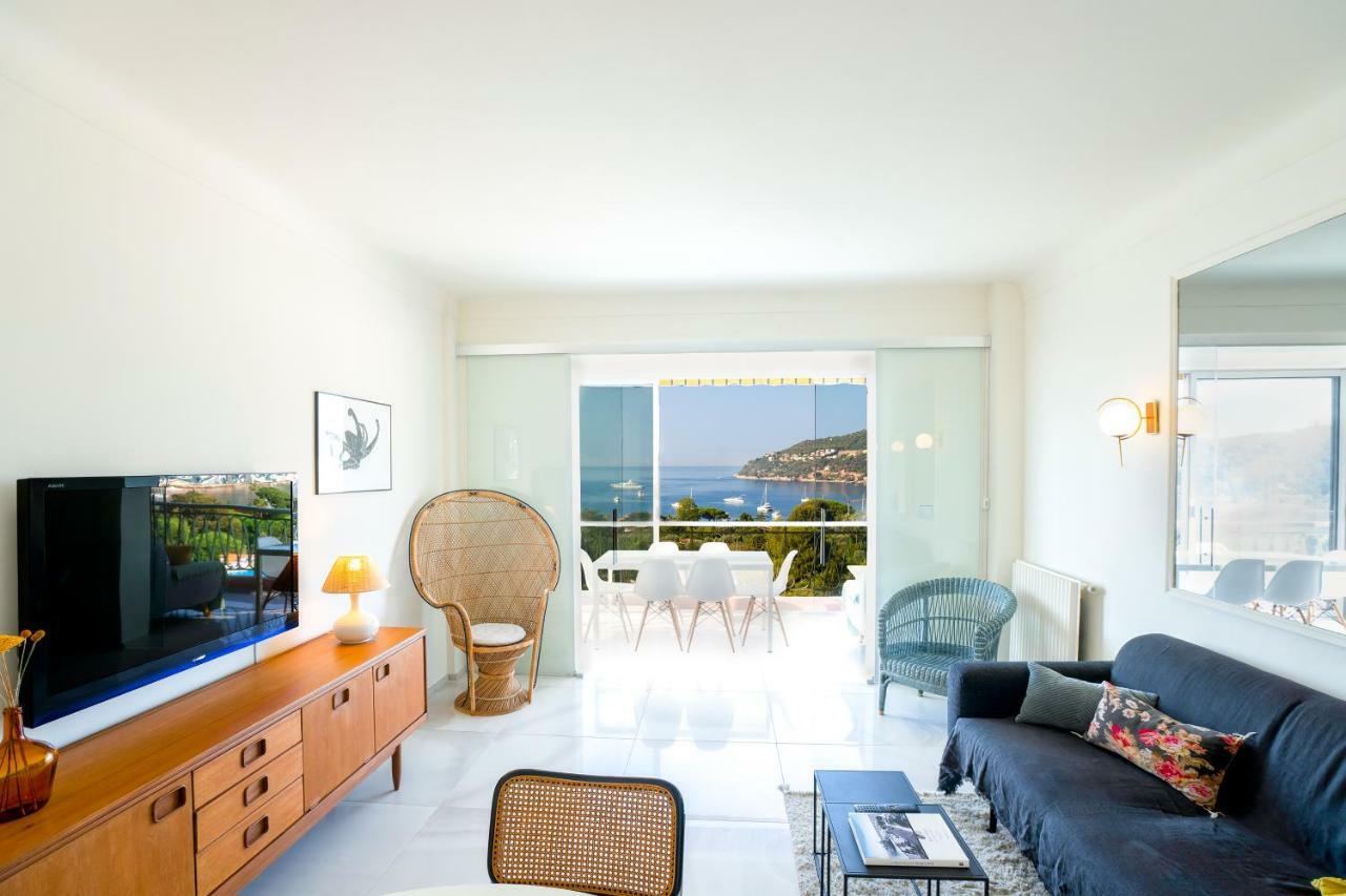 Vue Mer Exceptionnelle Entre Nice Et Monaco Villefranche-sur-Mer Bagian luar foto