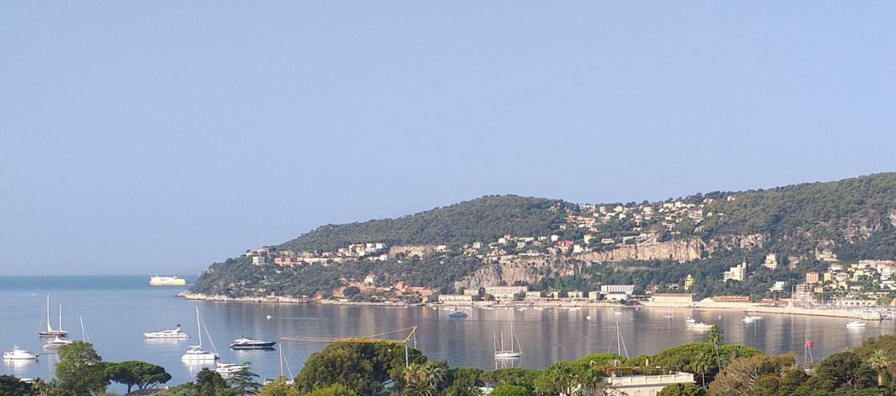 Vue Mer Exceptionnelle Entre Nice Et Monaco Villefranche-sur-Mer Bagian luar foto